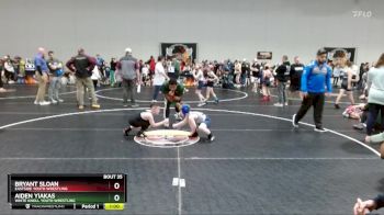 72 lbs Cons. Round 1 - Aiden Yiakas, White Knoll Youth Wrestling vs Bryant Sloan, Eastside Youth Wrestling