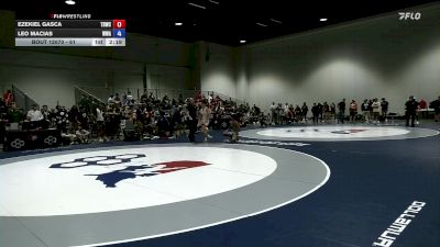 61 lbs Champ. Round 1 - Ezekiel Gasca, Tucson Badger Wrestling Club vs Leo Macias, Wright Wrestling Academy