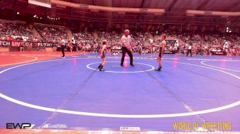 58 lbs Round Of 32 - Kai Burns, Minion Training Center vs Jack Crain Jr, Team Tulsa Wrestling Club