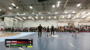 100 lbs Semifinal - Katey Valdez, Doherty vs Marie Jordan, Bennett