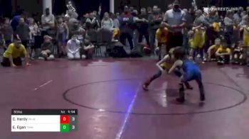 50 lbs Prelims - Carter Hardy, PA West vs Easton Egan, Team Michigan