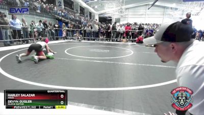 70 lbs Quarterfinal - Harley Salazar, Maize vs Devyn Gugler, Olathe Raptor