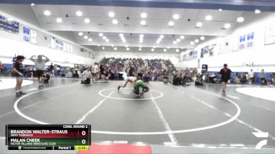 138 lbs Cons. Round 2 - Malan Cheek, Victor Villains Wrestling Club vs Brandon Walter-Straus, West Torrance