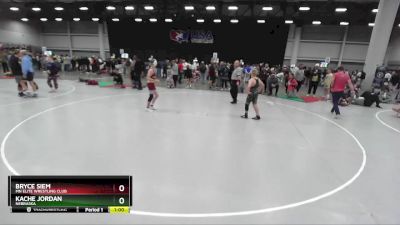 108 lbs Champ. Round 1 - Bryce Siem, MN Elite Wrestling Club vs Kache Jordan, Nebraska