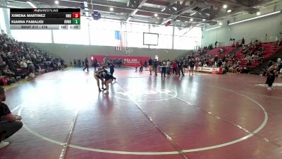 176 lbs Round 1 - Ximena Martinez, Riverside Middle vs Kianna Famaligi, Del Valle Middle