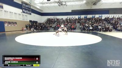 138 lbs Semifinal - Shadrach Mason, Medical Lake vs Jessie Garcia, Omak