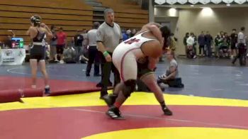 113 lbs Champ. Round 2 - Josiah Maestas, Slam Academy vs Lex Ladao, Rancho Bernardo