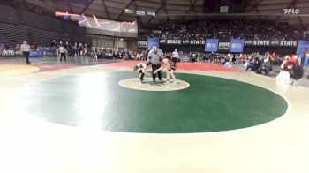 Girls 4A 115 lbs Champ. Round 2 - Savannah Thorpe, Richland (Girls) vs Larissa Barfknecht, South Kitsap (Girls)