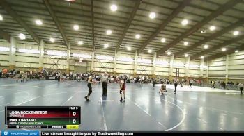 123 lbs Cons. Round 2 - Max Cipriano, Green Canyon High School vs Loga Bockenstedt, Springville