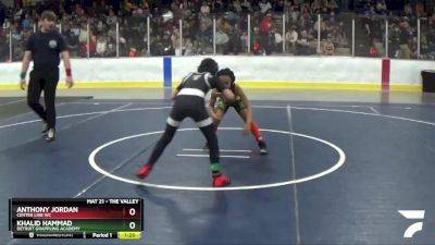 81 lbs Quarterfinal - Anthony Jordan, Center Line WC vs Khalid Hammad, Detroit Grappling Academy