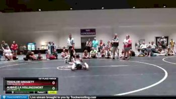 57 lbs Finals (2 Team) - Teighlor Gressett, Team Palmetto vs Aubriella Hollingsworth, Jay County