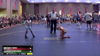 61 lbs Round 3 (4 Team) - Cameron Donaldson, MO Outlaws Gold vs Brittney Turdo, Operators