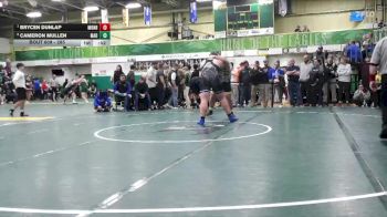 285 lbs Quarterfinal - Brycen Dunlap, Monroeville vs Cameron Mullen, Madison