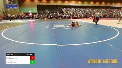 157 lbs Round Of 64 - Sean Ramos, Folsom Wrestling Academy vs Jameson King, Elite Force Wrestling Club