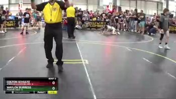 85 lbs Quarterfinals (8 Team) - Waylon Burress, Missouri Gold vs Colton Schultz, American Gladiators-Red