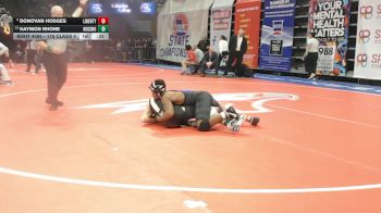 175 Class 4 lbs 5th Place Match - Donovan Hodges, Liberty vs Kaymon Rhone, Neosho