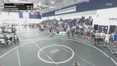 132 lbs Cons. Round 4 - Zephyr Becerra, San Clemente HS vs Brayden Barr, Menifee Wrestling Club