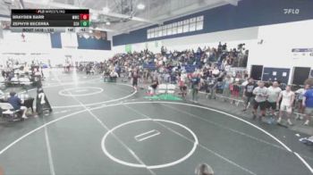 132 lbs Cons. Round 4 - Zephyr Becerra, San Clemente HS vs Brayden Barr, Menifee Wrestling Club