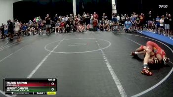 105 lbs Round 6 (8 Team) - Mason Brown, Rebellion vs Jeremy Carver, Mat Assassins Black