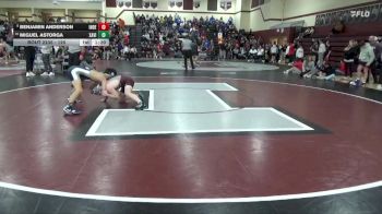 120 lbs Cons. Round 3 - Benjamin Anderson, Independence vs Miguel Astorga, Xavier, Cedar Rapids