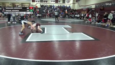 120 lbs Cons. Round 3 - Benjamin Anderson, Independence vs Miguel Astorga, Xavier, Cedar Rapids