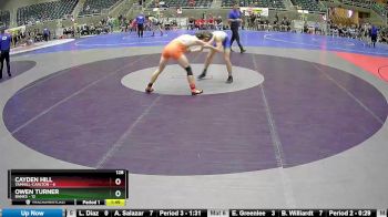 128 lbs Round 1 (4 Team) - Cayden Hill, Yamhill-Carlton vs Owen Turner, Banks