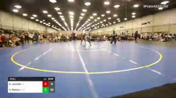 92 lbs Rr Rnd 5 - Holden Jacobs, Team Vision Quest 12u vs Victor Matos, Best Trained USA 12U