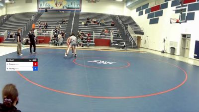 136.1-136.1 lbs Rr Rnd 1 - John Duque, Southern Wolves vs Breckin Young, Oconee County Takedown Club