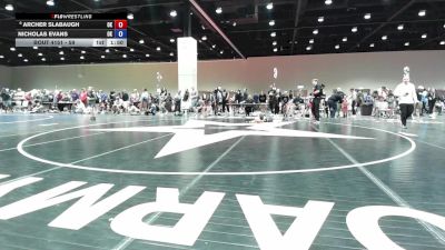 59 lbs Cons. Round 2 - Archer Slabaugh, OK vs Nicholas Evans, OK