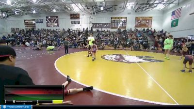 53 lbs Cons. Round 1 - Evan Tanguma, Moses Lake Wrestling Club vs Adeline Torres, Moses Lake Wrestling Club