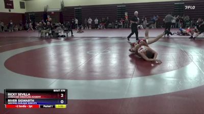 16UB-7 lbs Round 4 - Ricky Sevilla, Sarbacker Wrestling Academy vs River Sigwarth, Western Dubuque Bobcats