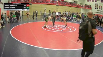 132 lbs 1st Place Match - Owen Marshall, Tahoma vs Tytus Hardee, Sweet Home