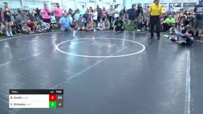 75 lbs Round 3 - Bucky Smith, Phoenix W.C. vs Edward Glinksky, Panther Elite