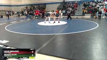 160 lbs Champ. Round 2 - Bennett Blom, Mankato East vs Vache Ebralidze, Coon Rapids