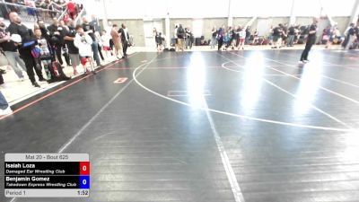 160-166 lbs Champ. Round 1 - Isaiah Loza, Damaged Ear Wrestling Club vs Benjamin Gomez, Takedown Express Wrestling Club
