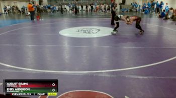 88 lbs Semis & 1st Wrestleback (8 Team) - August Grams, Centennial vs Emry Anderson, Holdingford