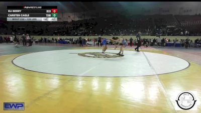 128 lbs Consi Of 8 #2 - Eli Berry, Deer Creek Wrestling vs Carsten Cagle, Team Choctaw