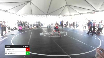 116 lbs Consi Of 16 #2 - Zoey Quaid, Riverside Rascals vs Melissa Acosta, Legacy WC