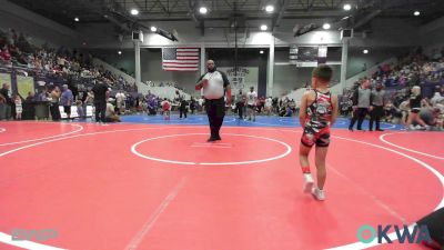52 lbs 3rd Place - Daxton Houston, Skiatook Youth Wrestling vs Colton Contreras, Raw Wrestling Club