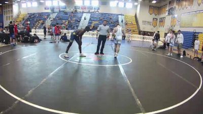 150 lbs Round 7 (8 Team) - Jeremiah Johnson, Cocoa Beach WC vs Vince Bern, Naperville Central