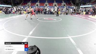 120 lbs Rnd Of 32 - Anthony Valls, NY vs Kaleb Blackner, UT