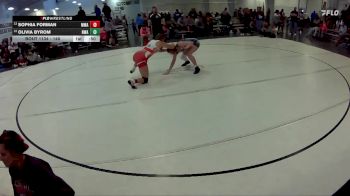 148 lbs Cons. Round 1 - Olivia Byrom, Nebraska Wrestling Academy vs Sophia Forman, MWC Wrestling Academy