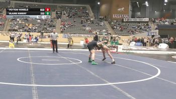 126 lbs Quarterfinal - Blaine Kimery, South Oldham vs Peyton Vowels, Meade County