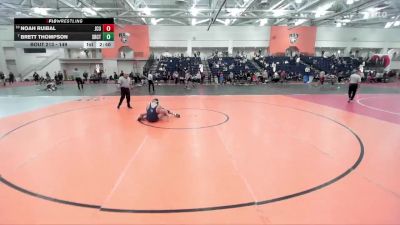 149 lbs Champ. Round 3 - Brett Thompson, Slippery Rock Club Team vs Noah Ruibal, John Carroll