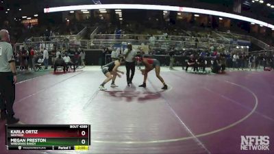 155 lbs 5th Place Match - Karla Ortiz, Westside vs Megan Preston, Wiregrass Ranch