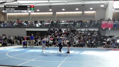 132 lbs 3rd Place - Dylan Meyers, Ridgefield vs Matt Bray, Brookfield/Shepaug