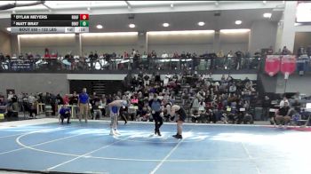 132 lbs 3rd Place - Dylan Meyers, Ridgefield vs Matt Bray, Brookfield/Shepaug