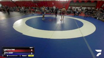 160 lbs Cons. Round 5 - Lincoln Fink, MN vs Seth Digby, IL