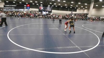 130 lbs Champ. Rd Of 32 - Camille Rainey, Texas vs Sussette Bell, California