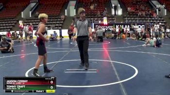 140 lbs Round 4 (6 Team) - Jaxson Czerny, Metro All Stars vs Tommy Craft, Ninja Gold